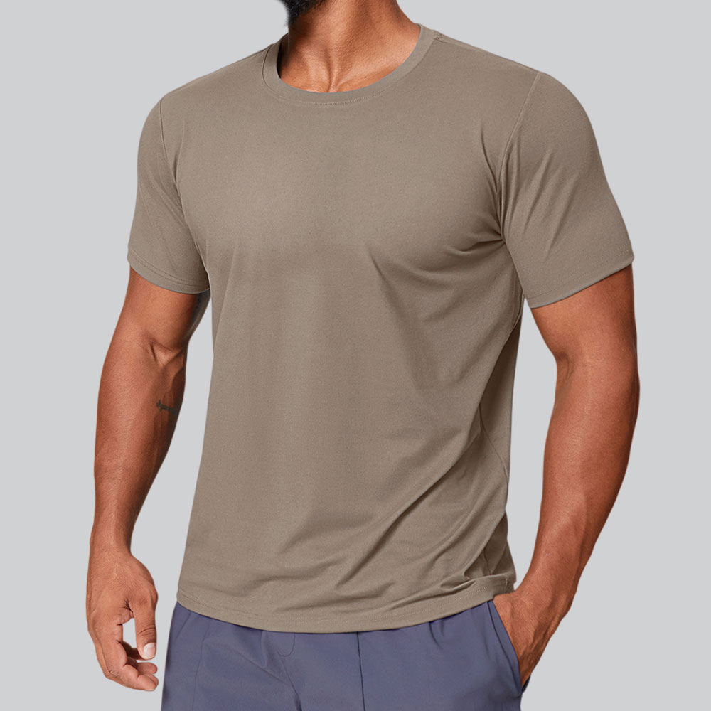 Sports Equipment Logo - Men's Summer Outdoor Sports T-Shirt Fitness