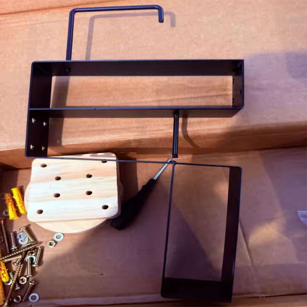 Sports Equipment Factory - Wood Motorcycle Helmet Holder Wall Mount