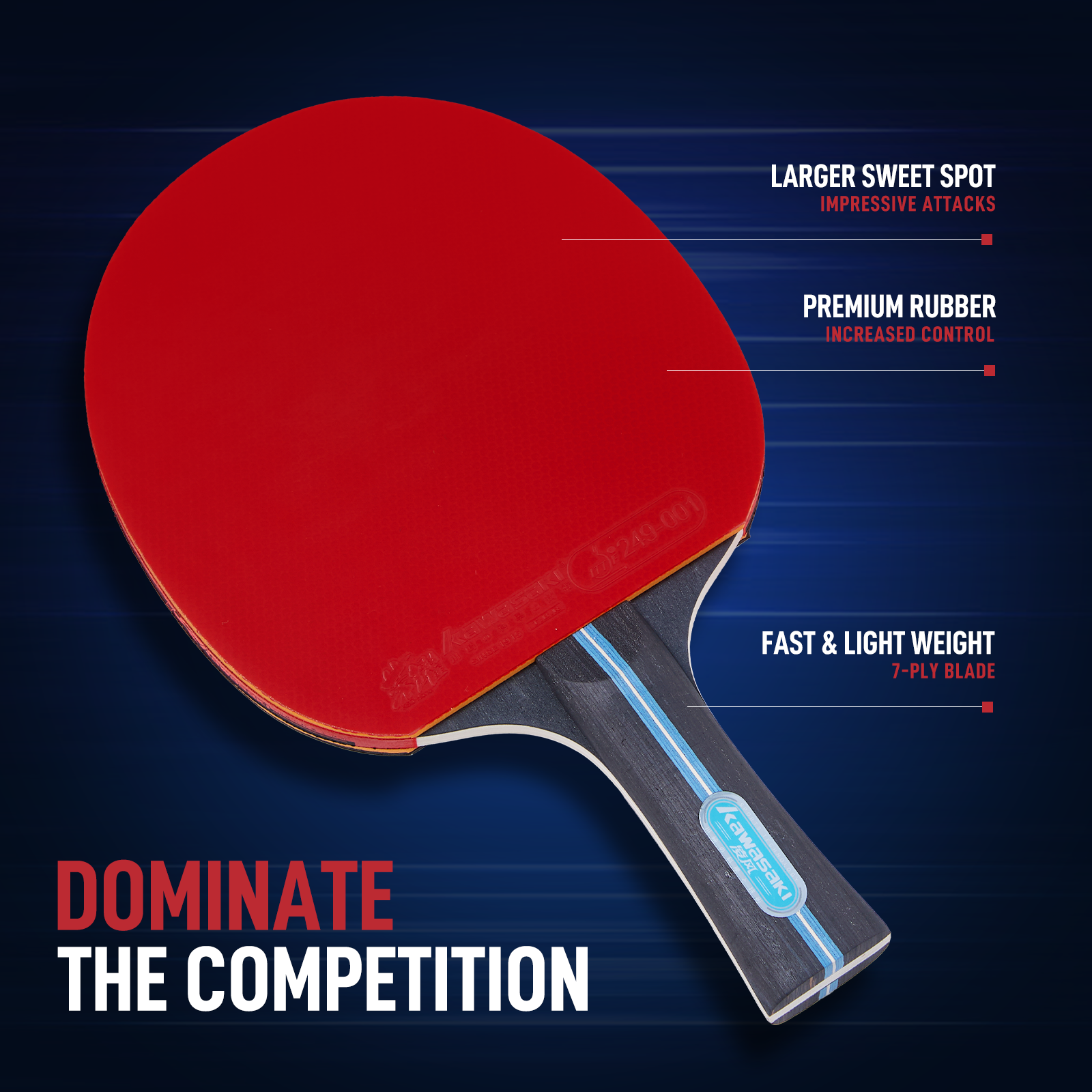 Kawasaki Table Tennis Equipmen - Ping Pong Ball Set avis et prix