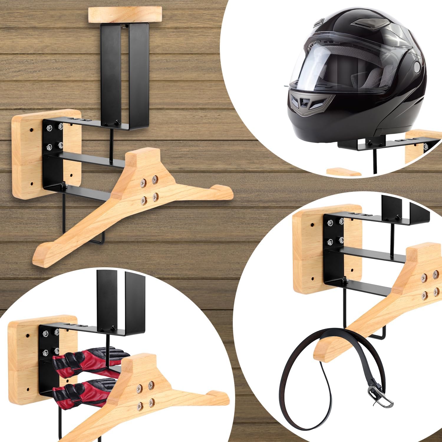 Wood Motorcycle Helmet Holder  - Sports Equipment Factory avis et prix