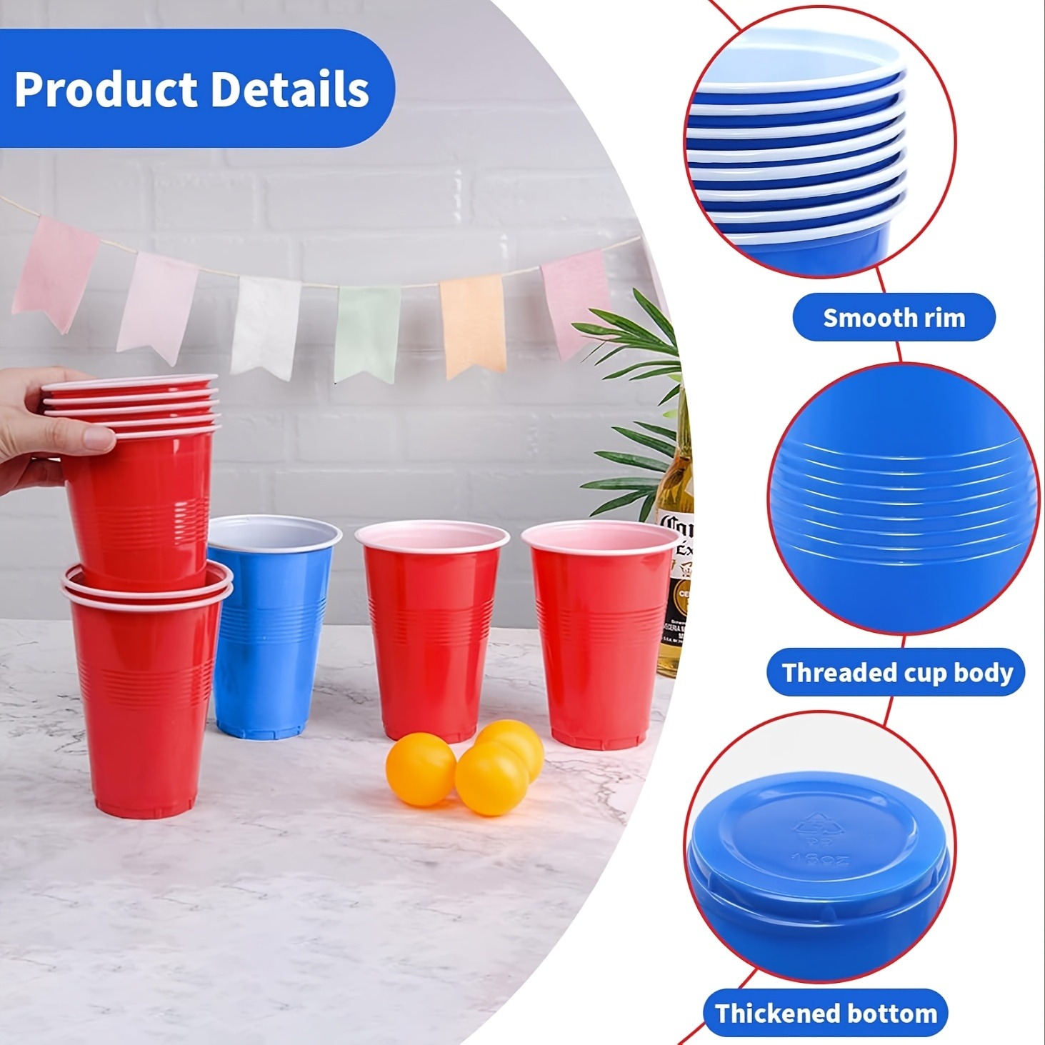 Beer Pong Game Set & Party Cup - Ping Pong Ball Set avis et prix