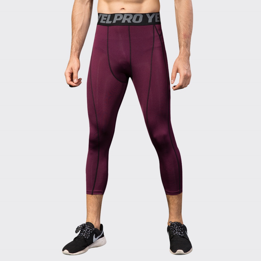 Men Compression Fitness Leggin - Sports Equipment Logo avis et prix