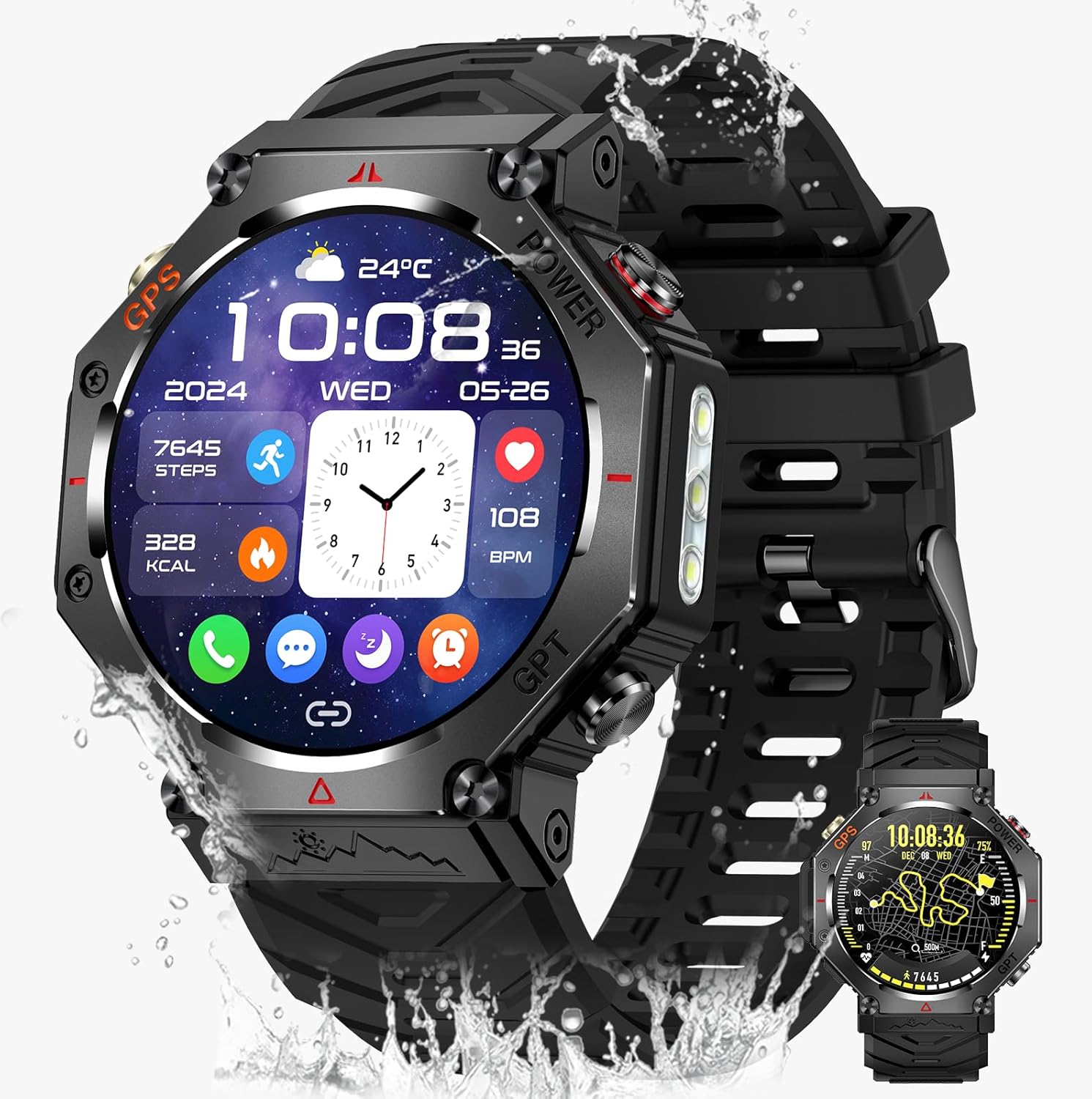 (Black) 1.39-inch fashionable  - Sports Equipment In Spanish avis et prix