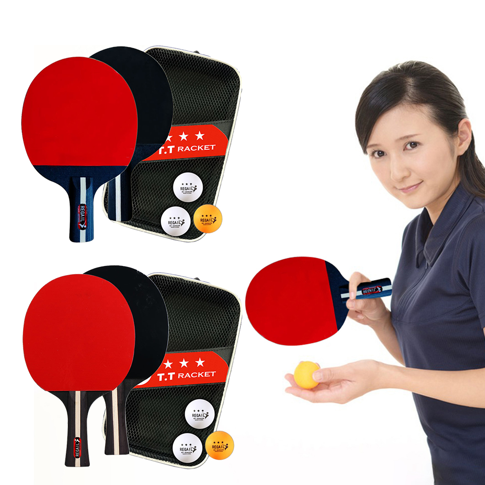 Table Tennis Racket 2 Rackets  - Ping Pong Ball Set avis et prix
