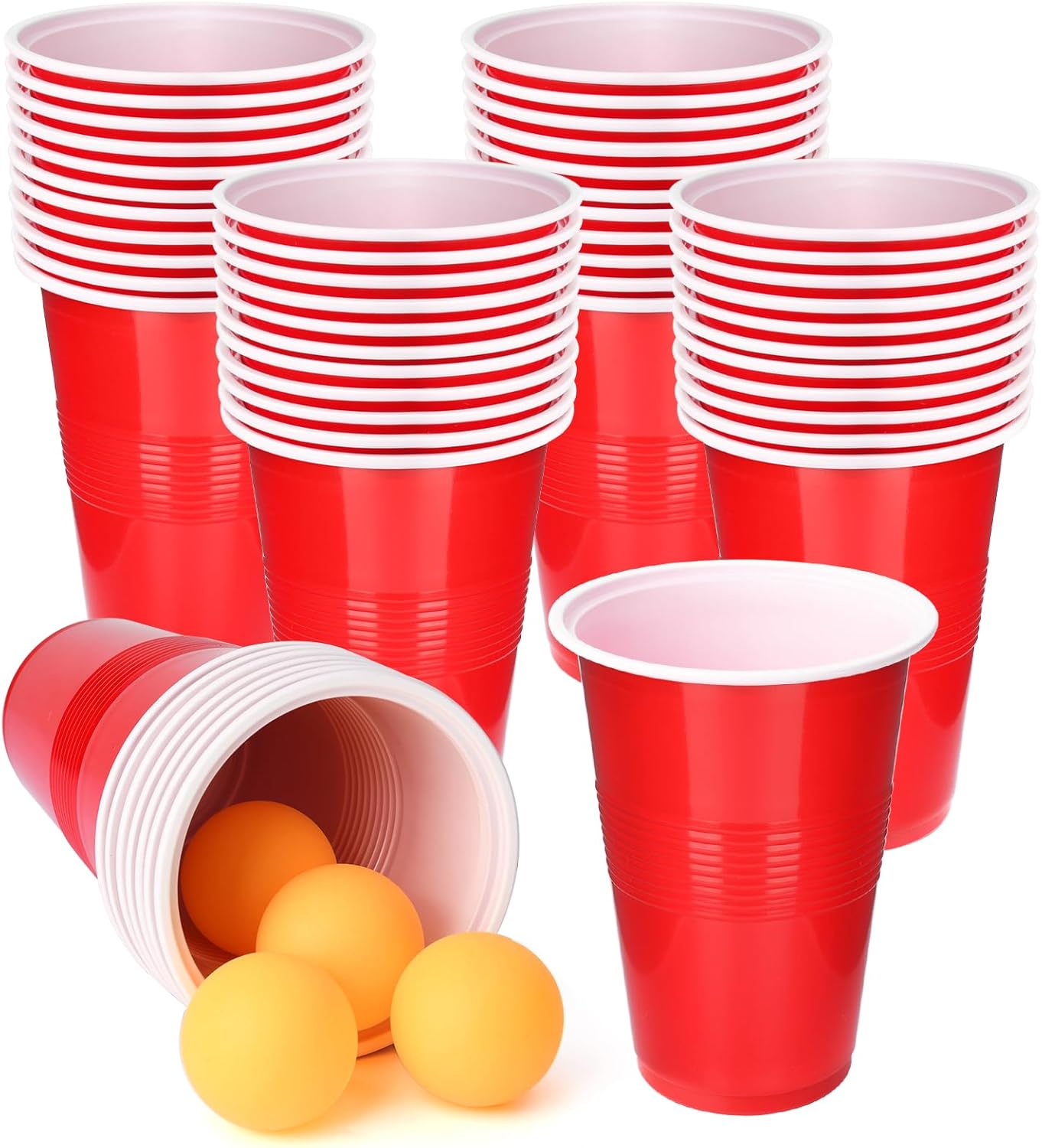 Cup Pong Game Set 22 Pcs 16 Oz - Ping Pong Ball Set avis et prix