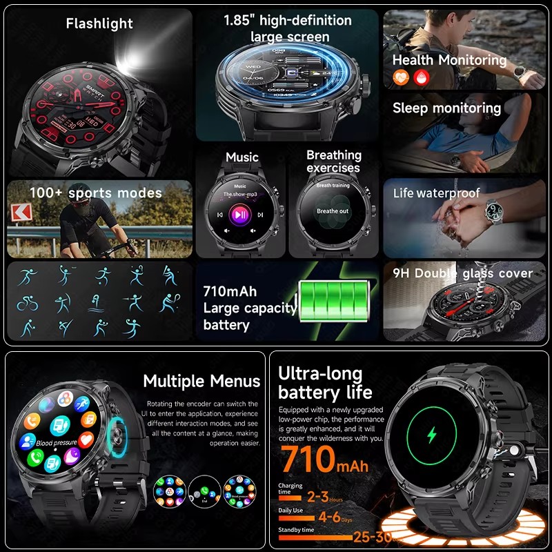 2026 Smart Watch 1.85-inch hig - Sports Equipment In Spanish avis et prix