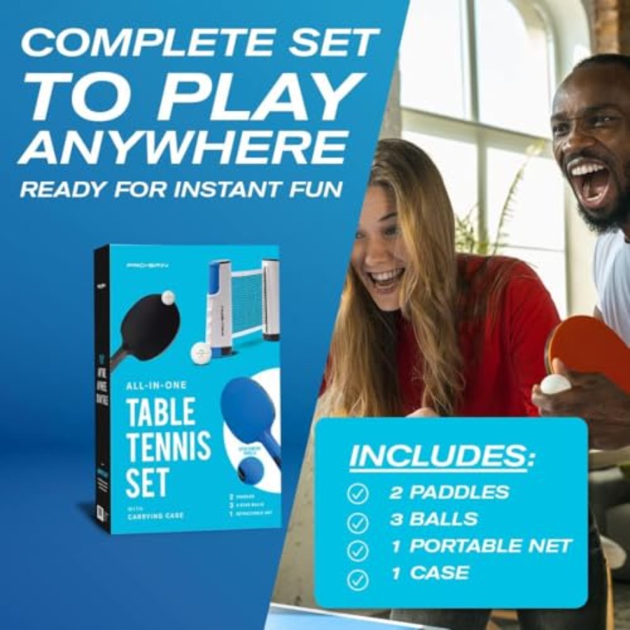 Portable Ping Pong Set with Re - Ping Pong Ball Set avis et prix