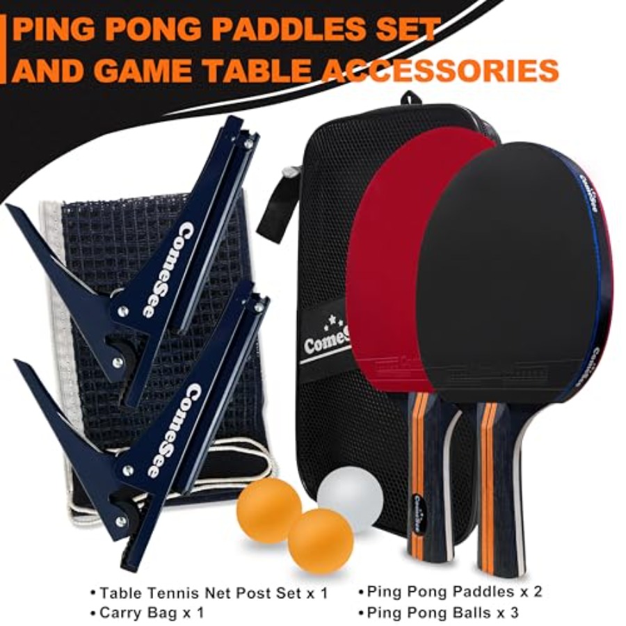 Ping Pong Net with Collapsible - Ping Pong Ball Set avis et prix