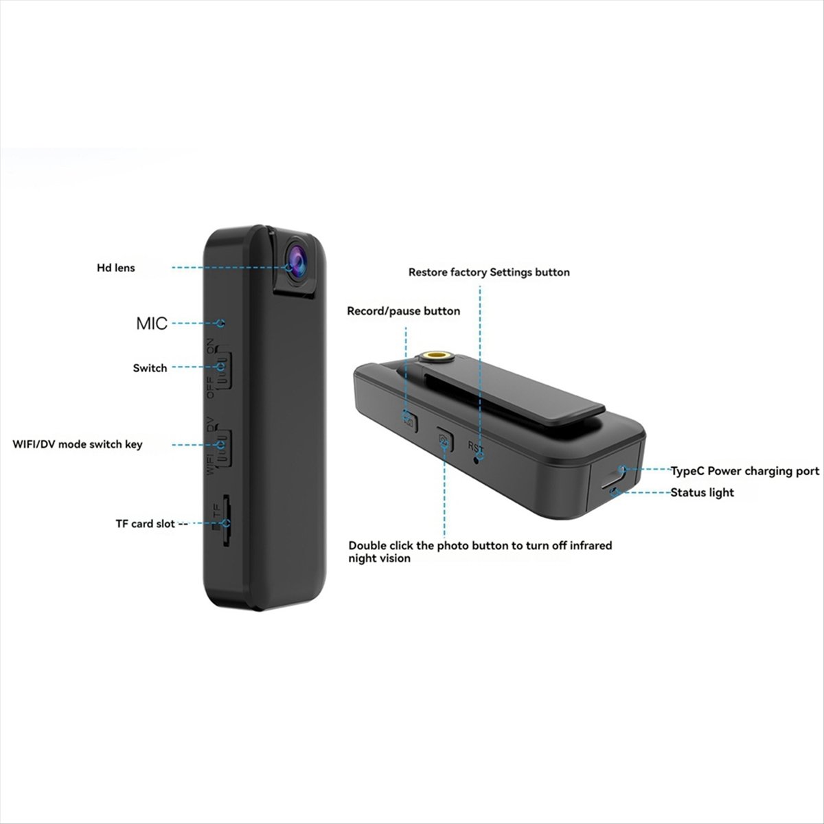 NEW WIFI Portable Recorder HD  - Sports Equipment Video avis et prix