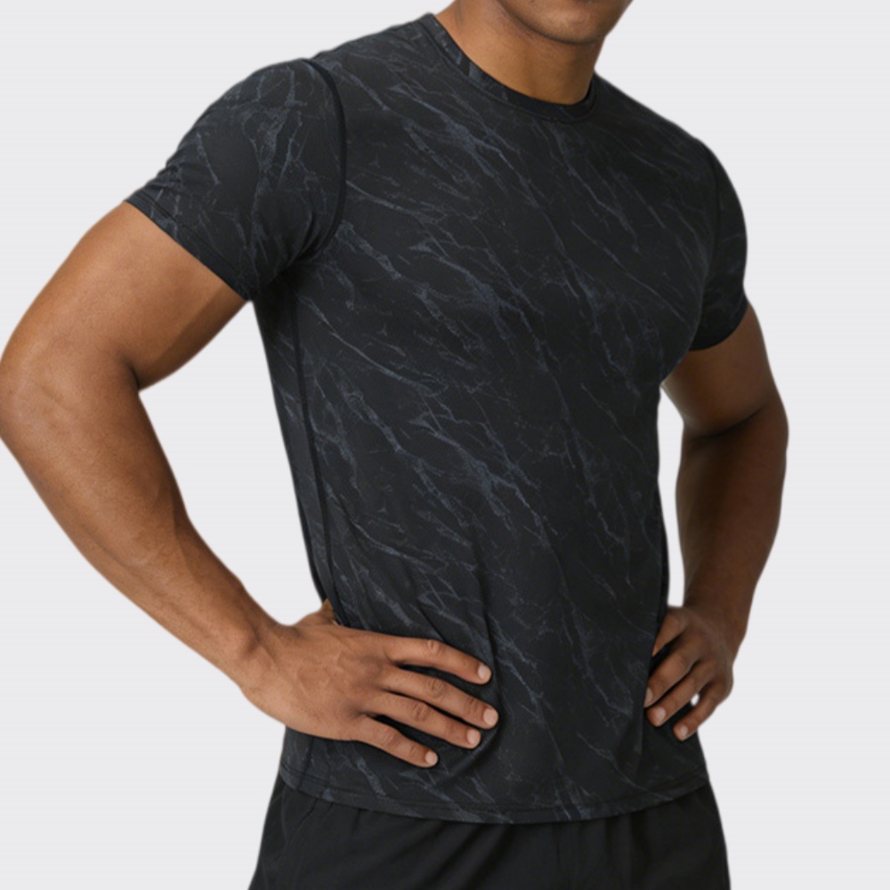 Summer Men's Quick-Dry Fitness - Sports Equipment Logo avis et prix