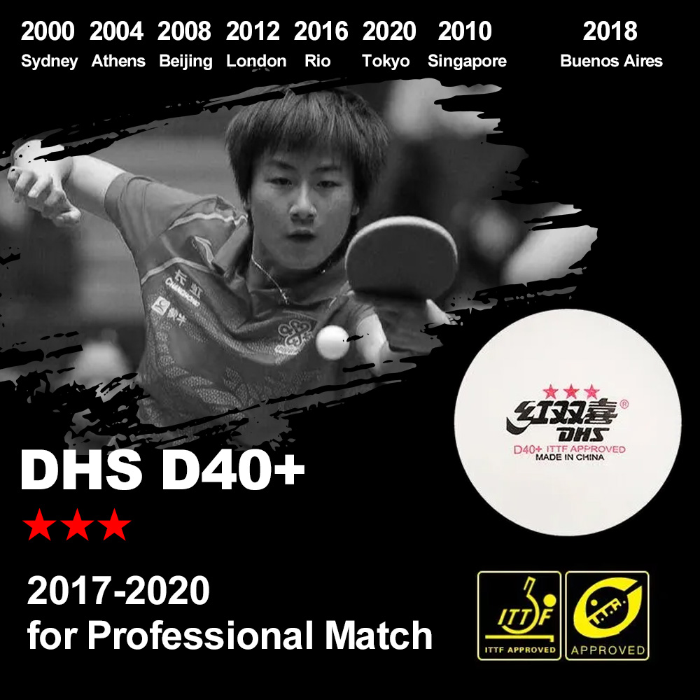 DHS D40+ DJ40+ Ping Pong Balls - Ping Pong Ball Set avis et prix