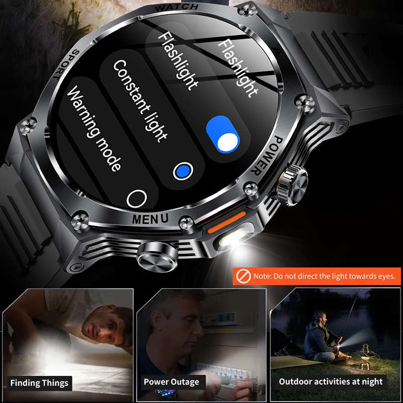 Tactical Style Smart Watch LED - Sports Equipment In Spanish avis et prix